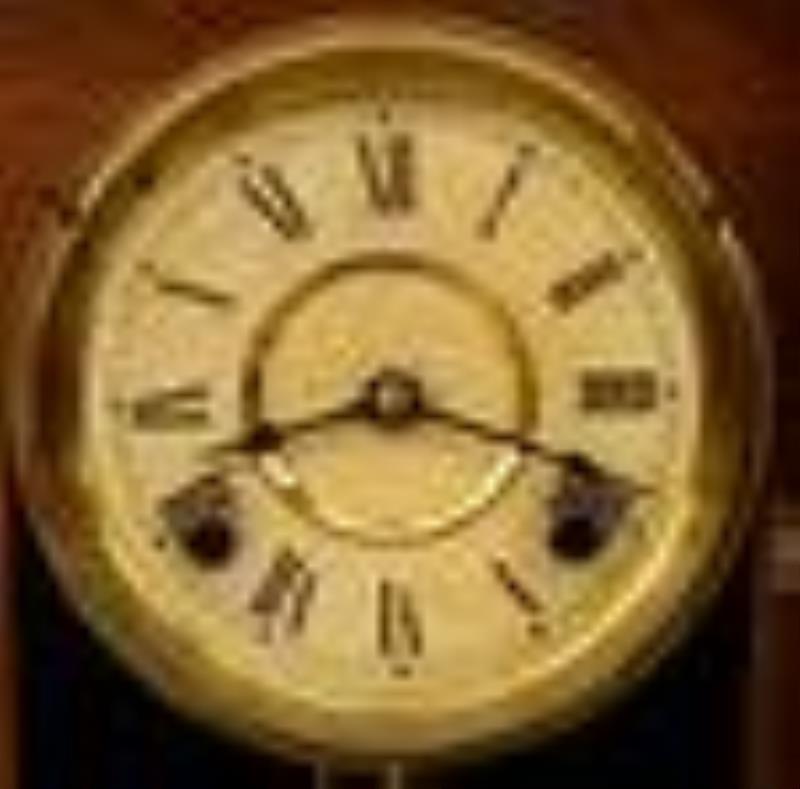William L. Gilbert Panther Kitchen Shelf Clock