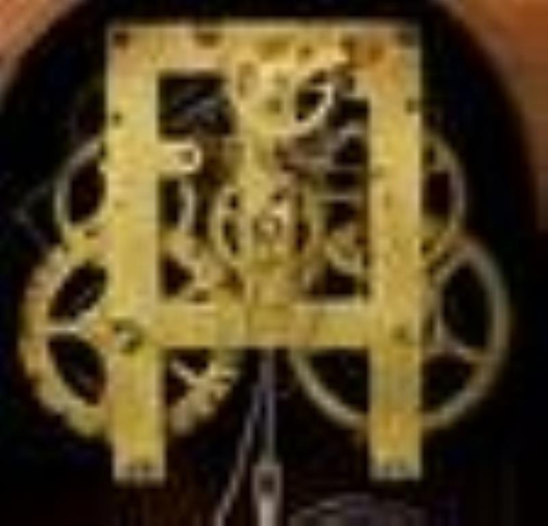 William L. Gilbert Panther Kitchen Shelf Clock