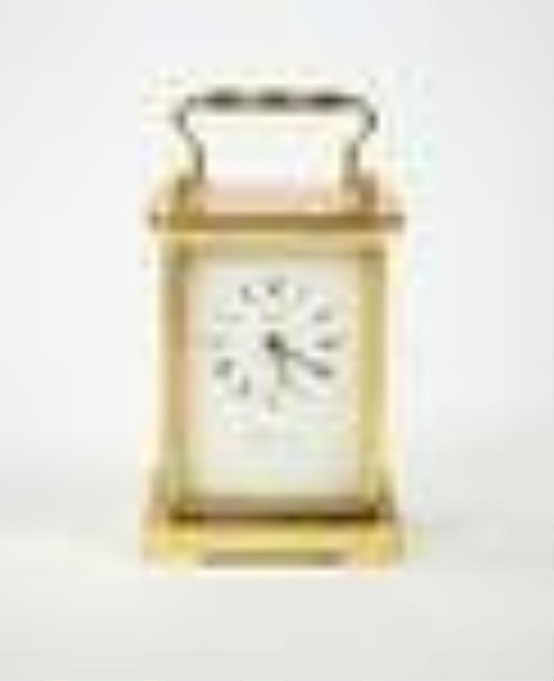 Tiffany and Co. Brass Carriage Clock