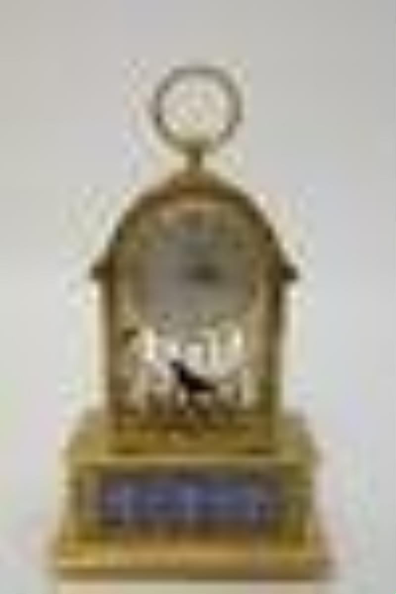 Imhof Mantle Clock w Singing Bird Automaton