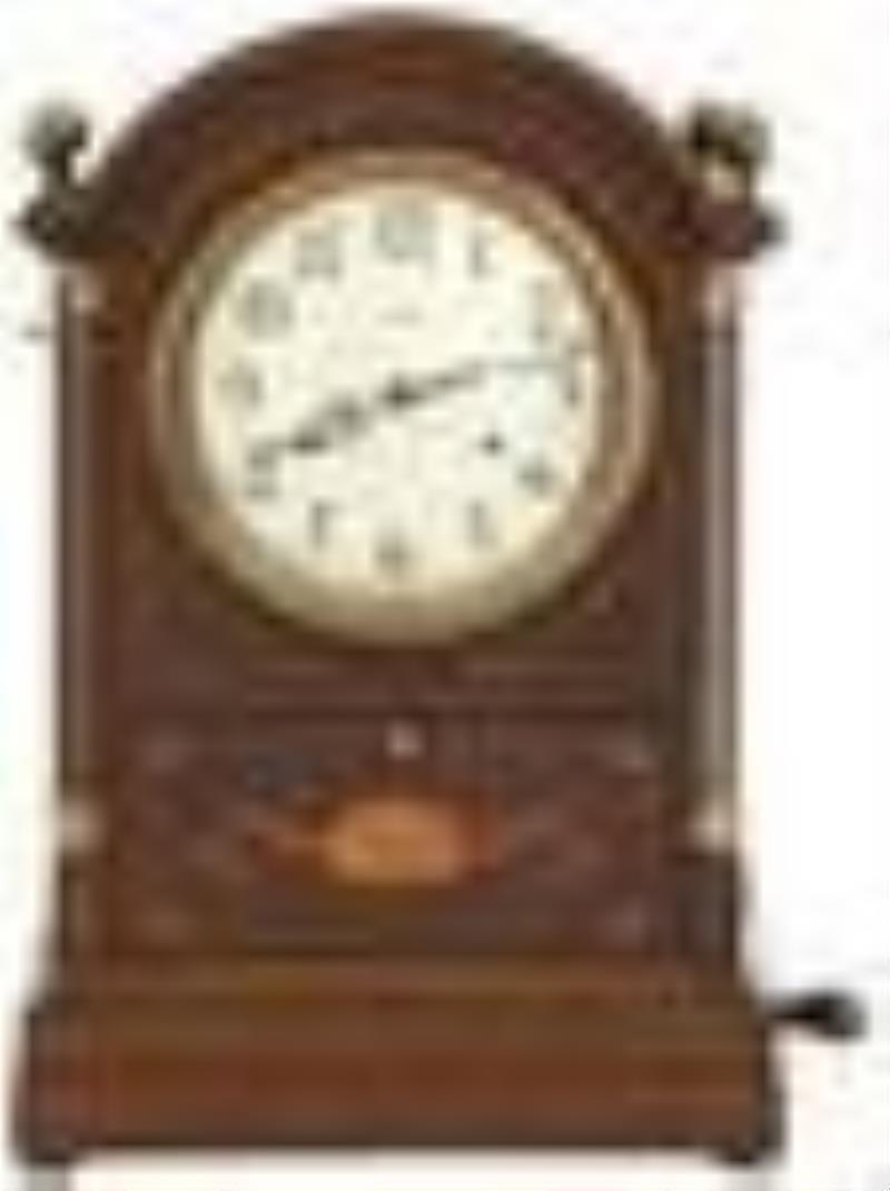 Sonora Chime Co. Mahogany Bracket Clock