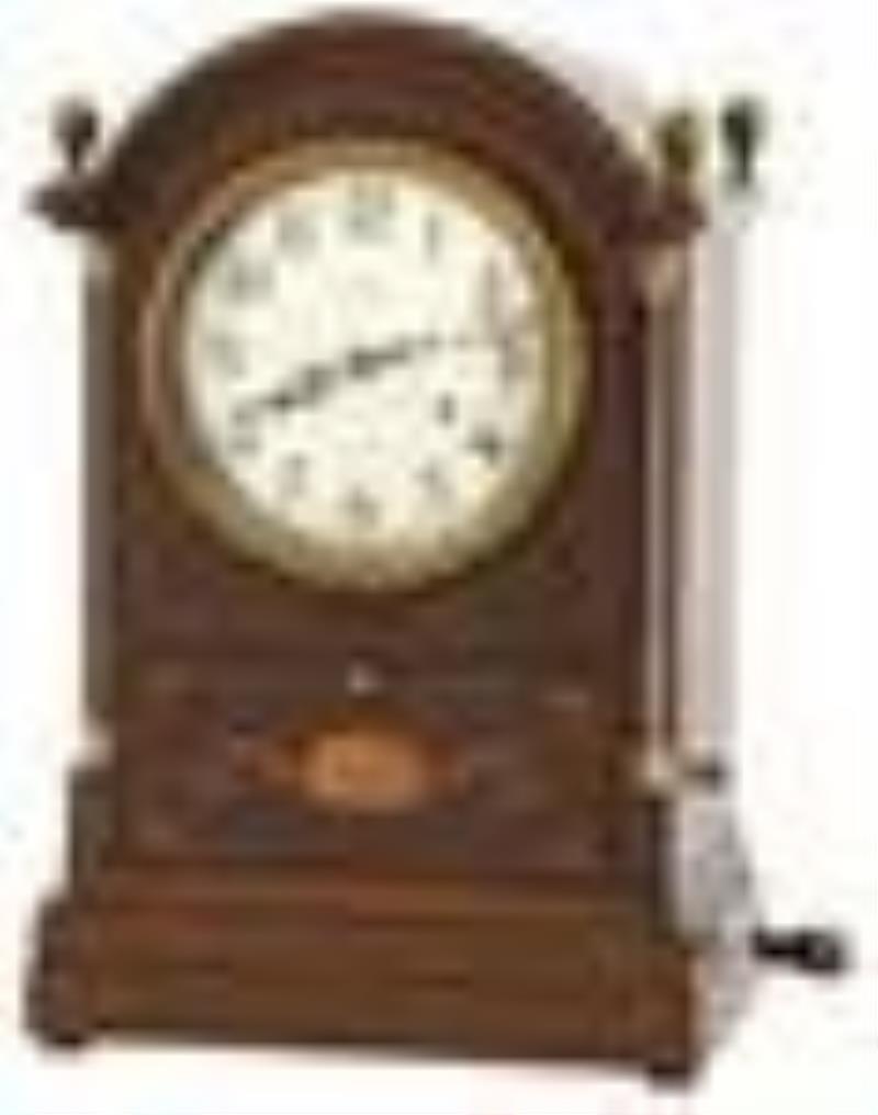 Sonora Chime Co. Mahogany Bracket Clock