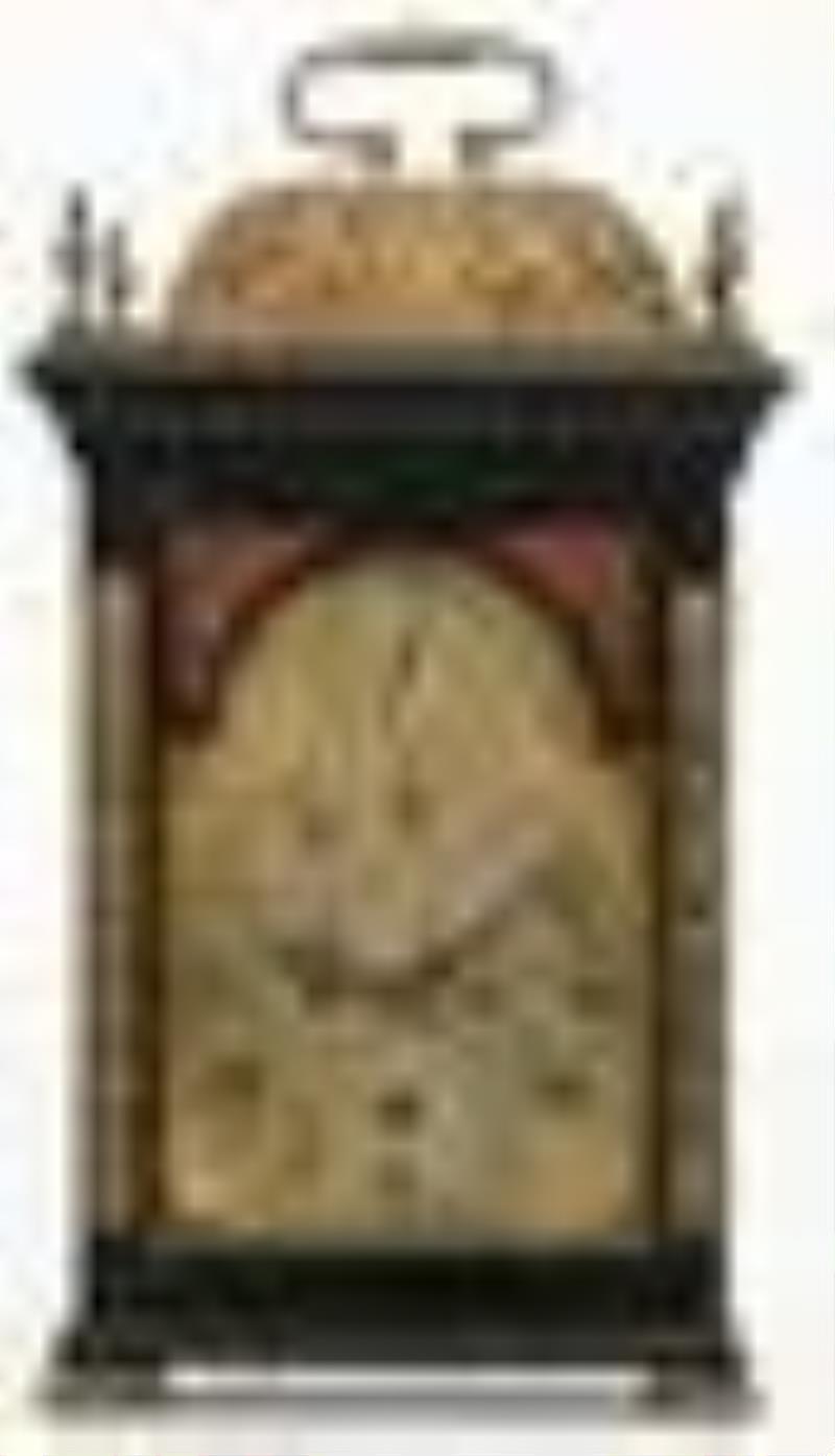 Georgian Double Fusee Bracket Clock by Charles Newman,