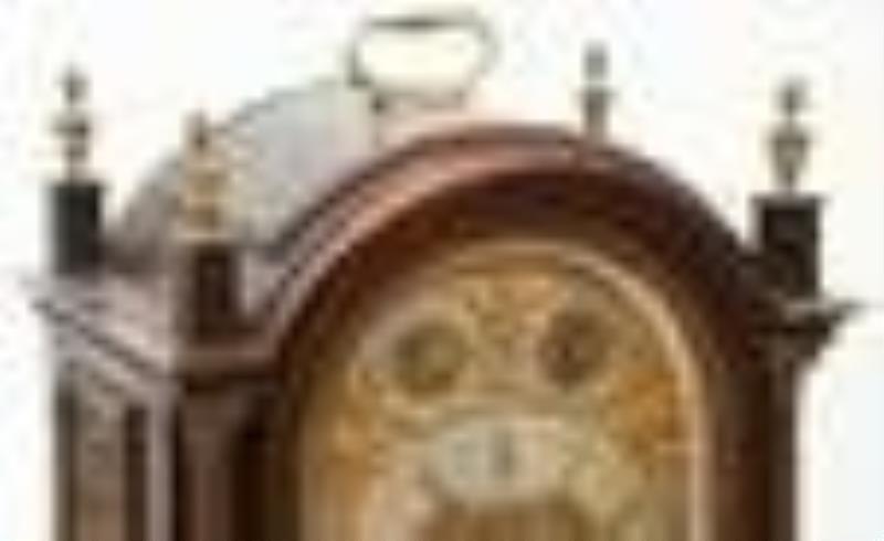 English Triple Fusee Bracket Clock, A. & H. Rowley,