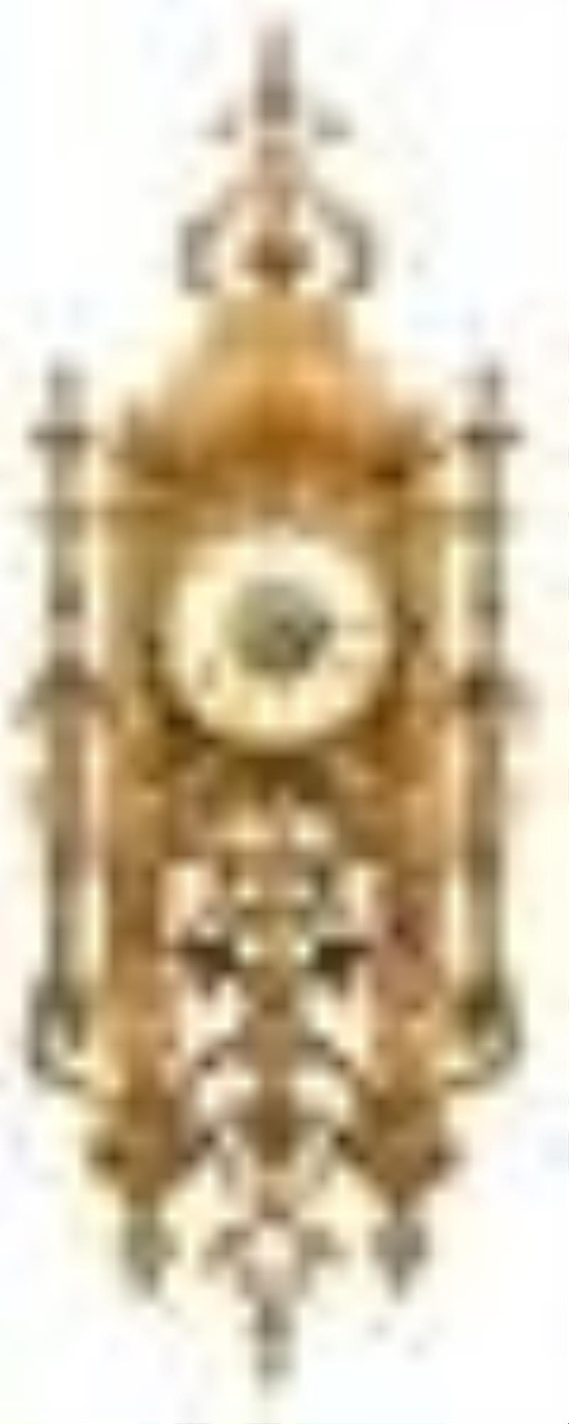 French Gilt Bronze Cartel Clock