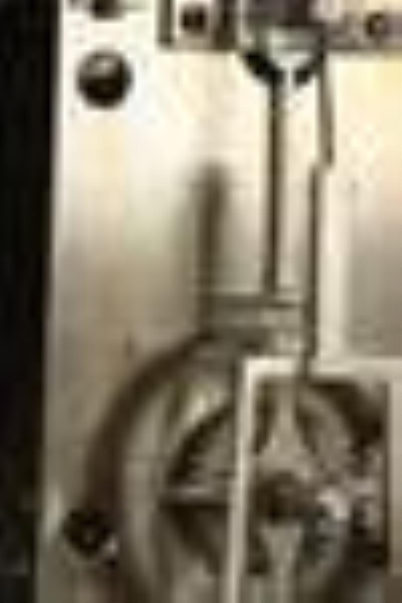 Lyre Banjo Clock in the Manner of Elmer O. Stennes