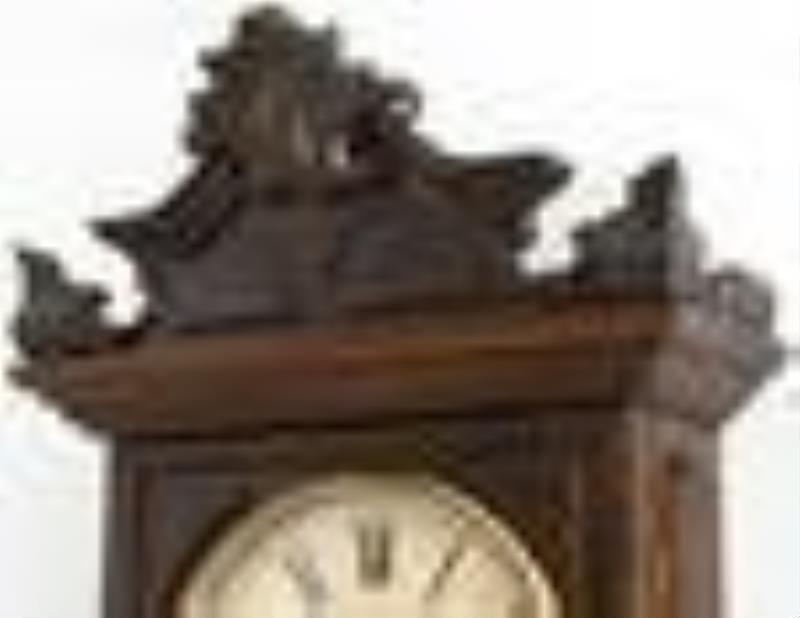 Ithaca Reissue No. 0 Bank Calendar Wall Regulator Clock