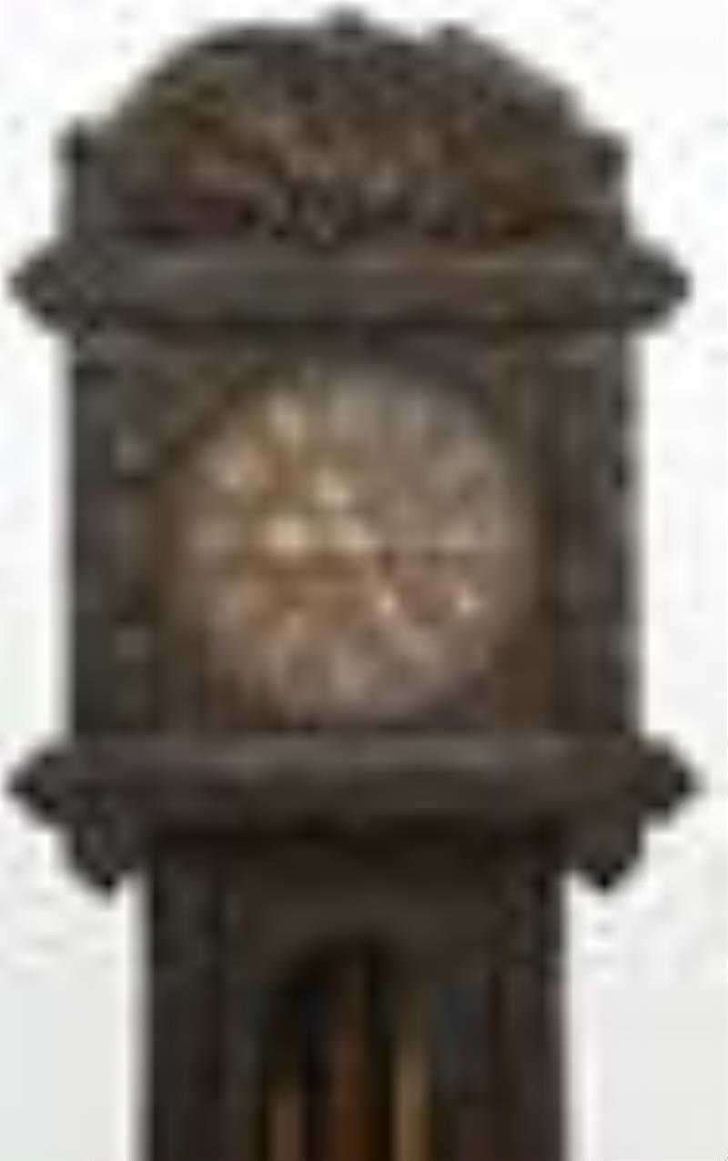 Carved Acorn Tall Clock