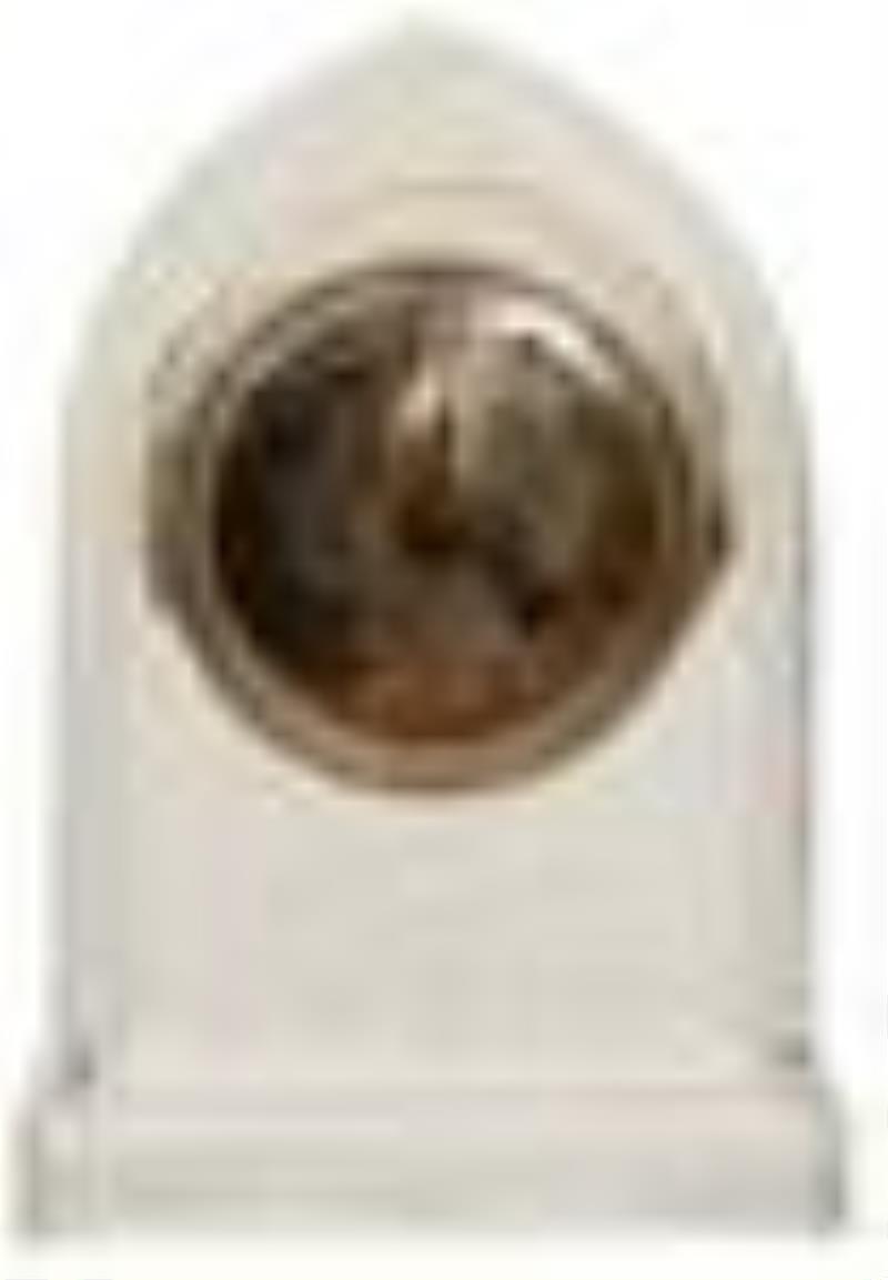 Chelsea Clock Co. Cut Glass Mantel Clock