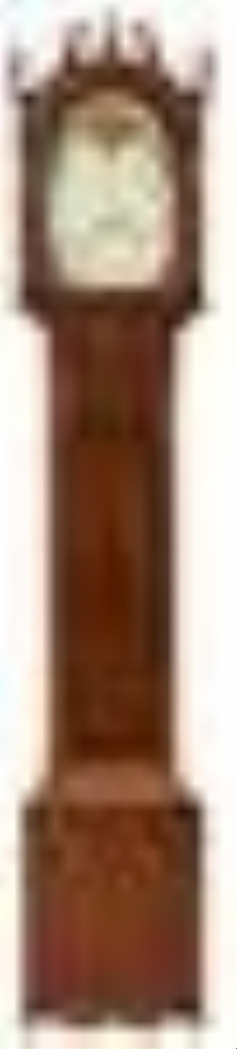 19th Century Inlaid Cherry Tall Case Clock