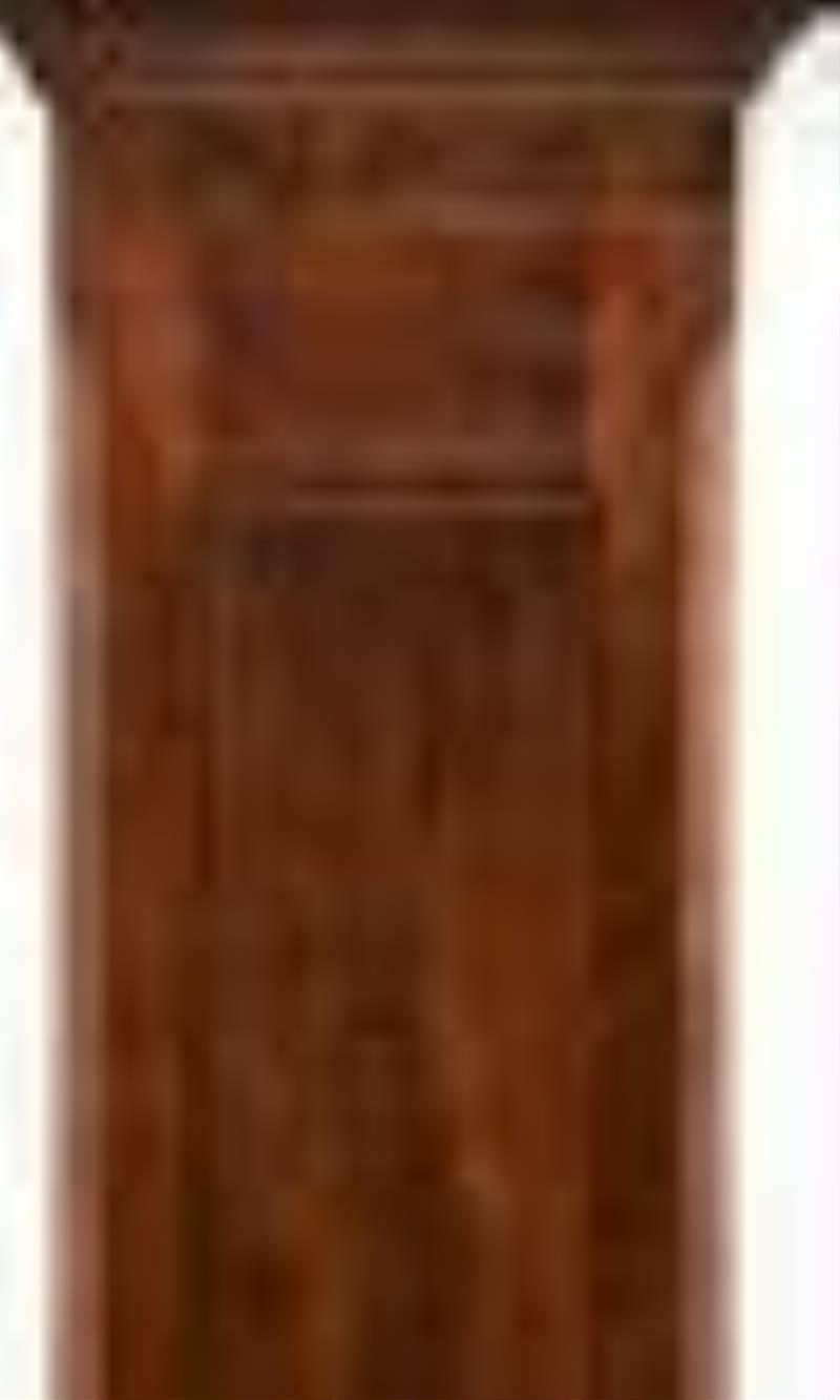 19th Century Inlaid Cherry Tall Case Clock