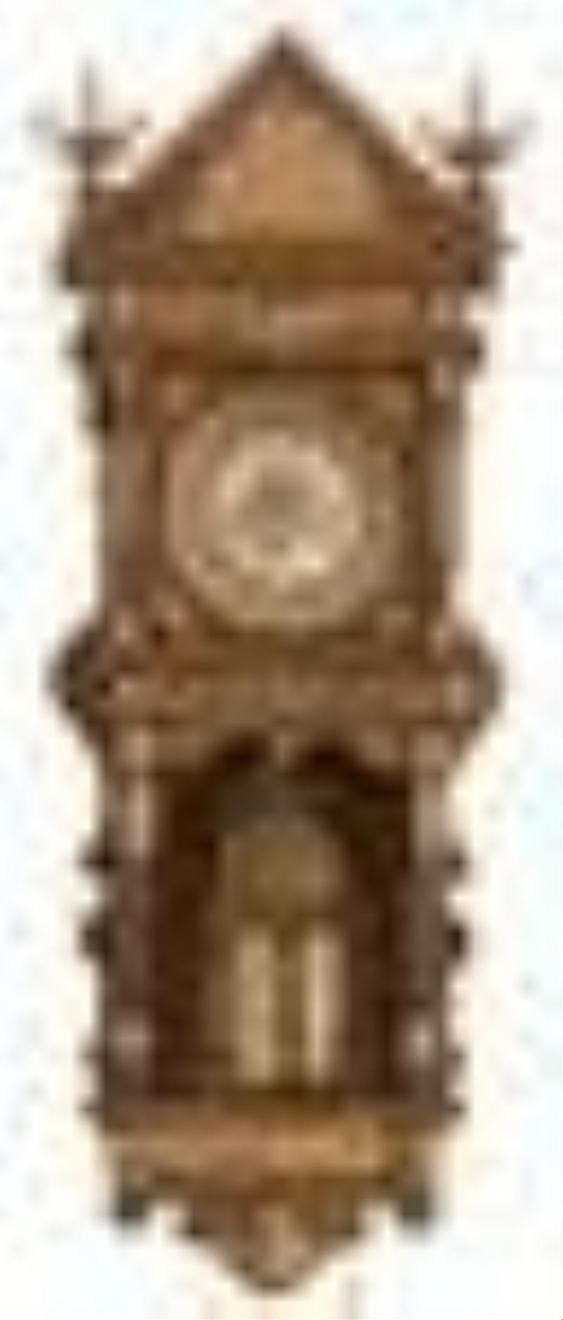 Ansonia "Antique Hanging" Wall Regulator Clock