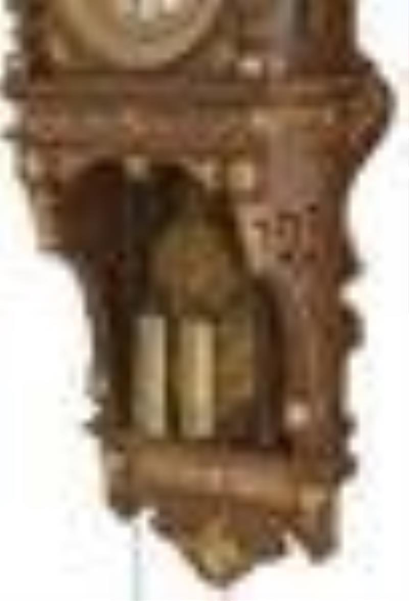 Ansonia "Antique Hanging" Wall Regulator Clock