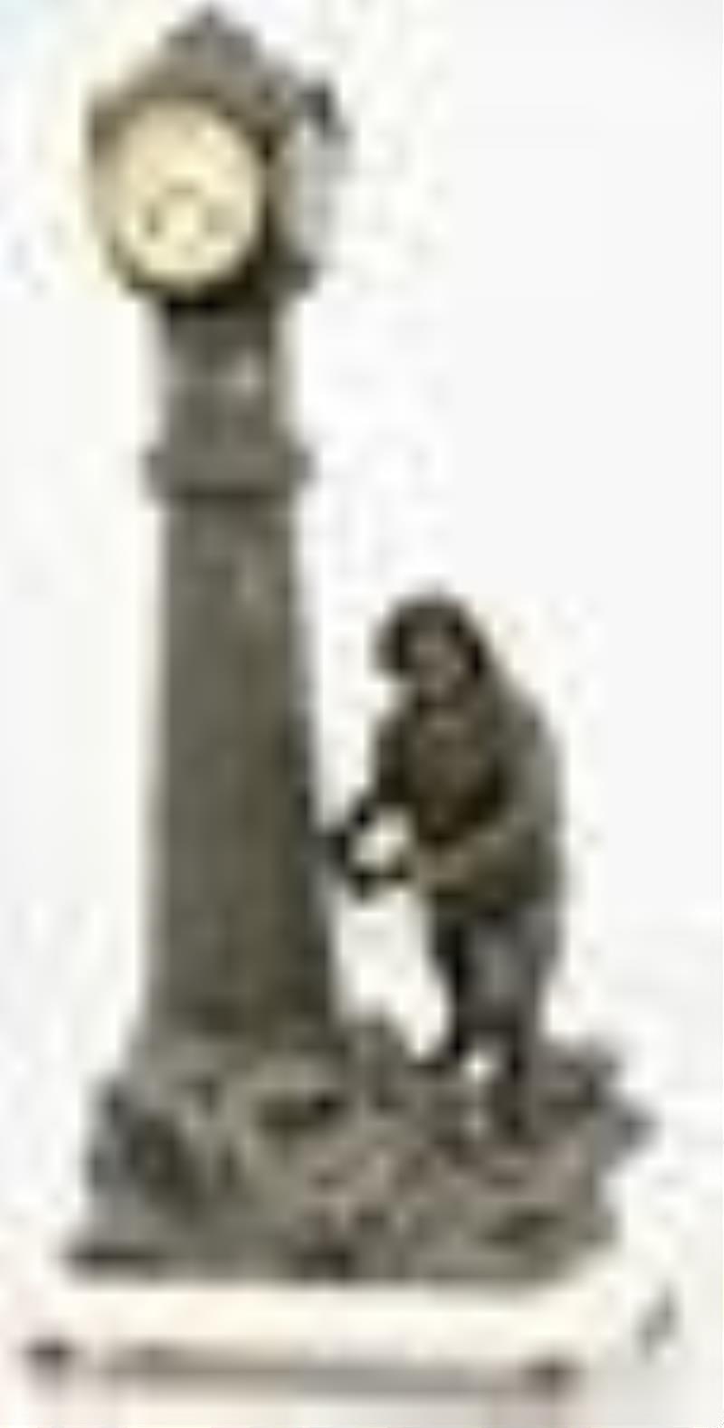 French Figural Lighthouse Clock