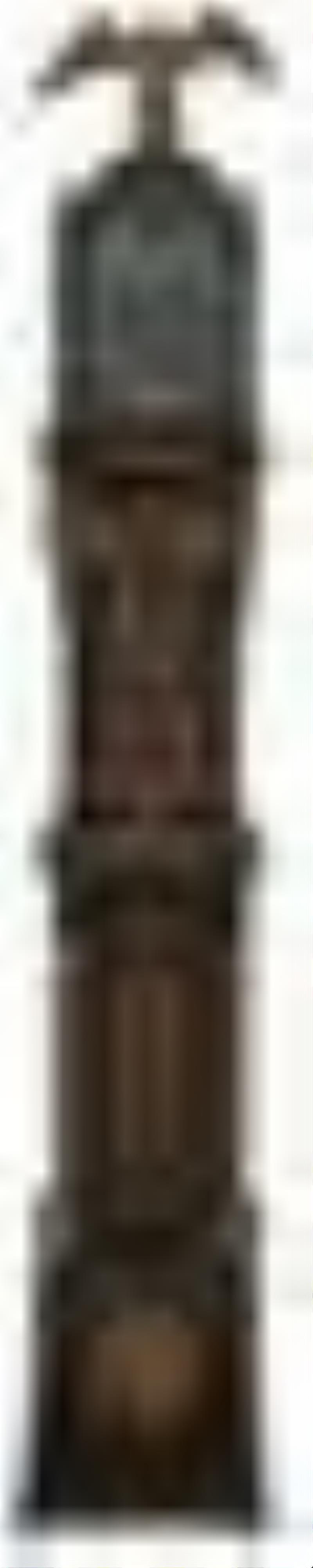 African Style Floor Standing Cuckoo Clock