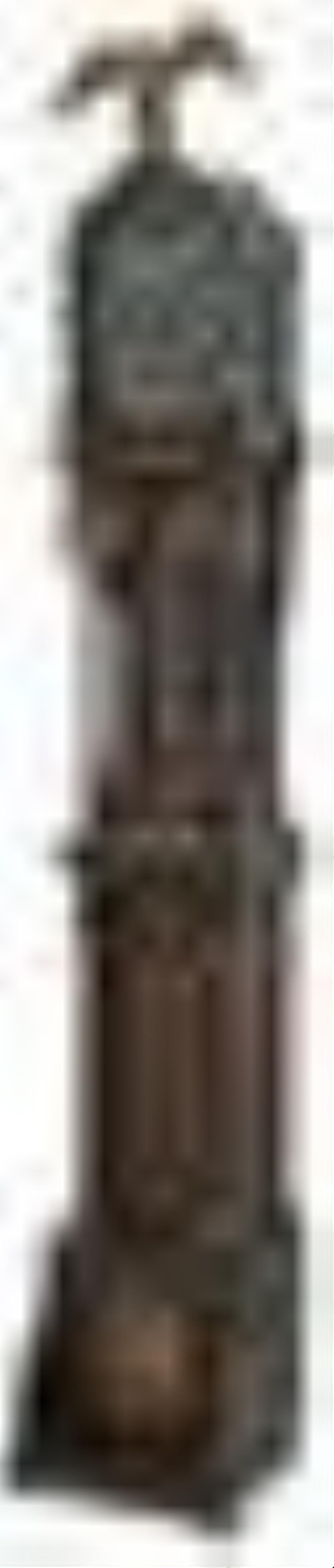 African Style Floor Standing Cuckoo Clock