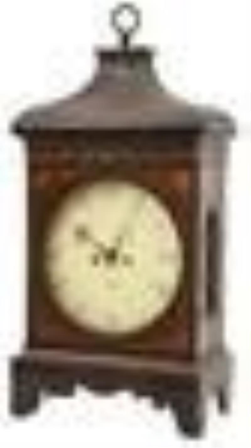 English Double Fusee Bracket Clock by James Rofs