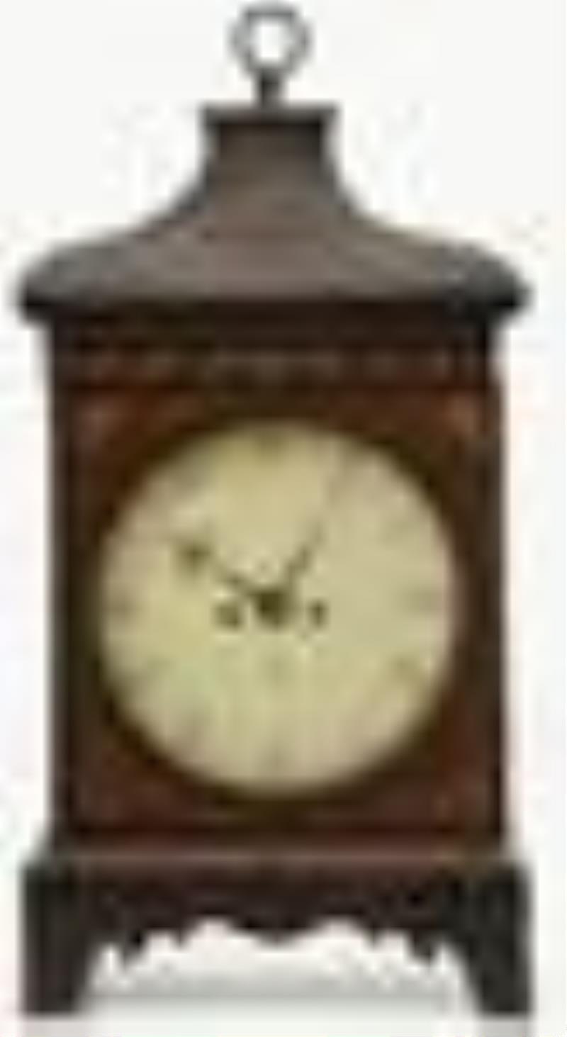 English Double Fusee Bracket Clock by James Rofs