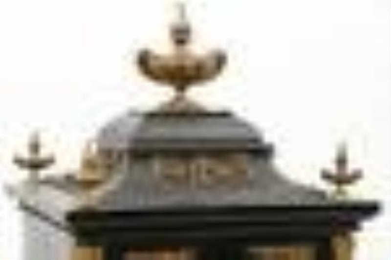 German Triple Fusee Bracket Clock by Winterhalder &