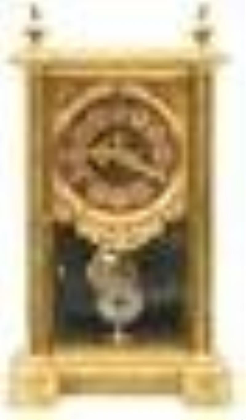 Ansonia "Symbol Extra" Crystal Regulator Clock