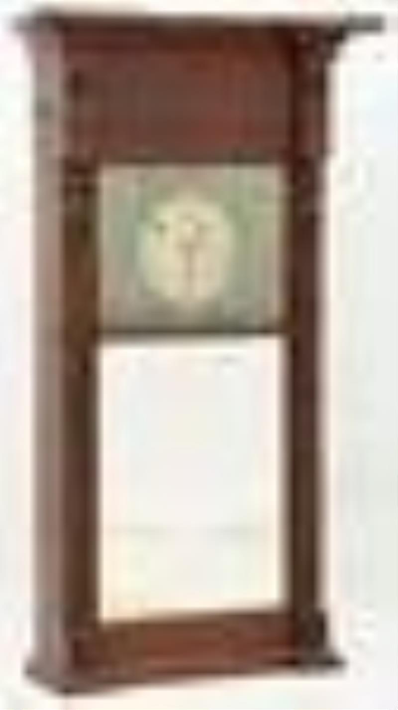 Asa Munger Mahogany Shelf Clock