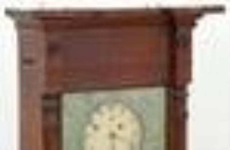 Asa Munger Mahogany Shelf Clock