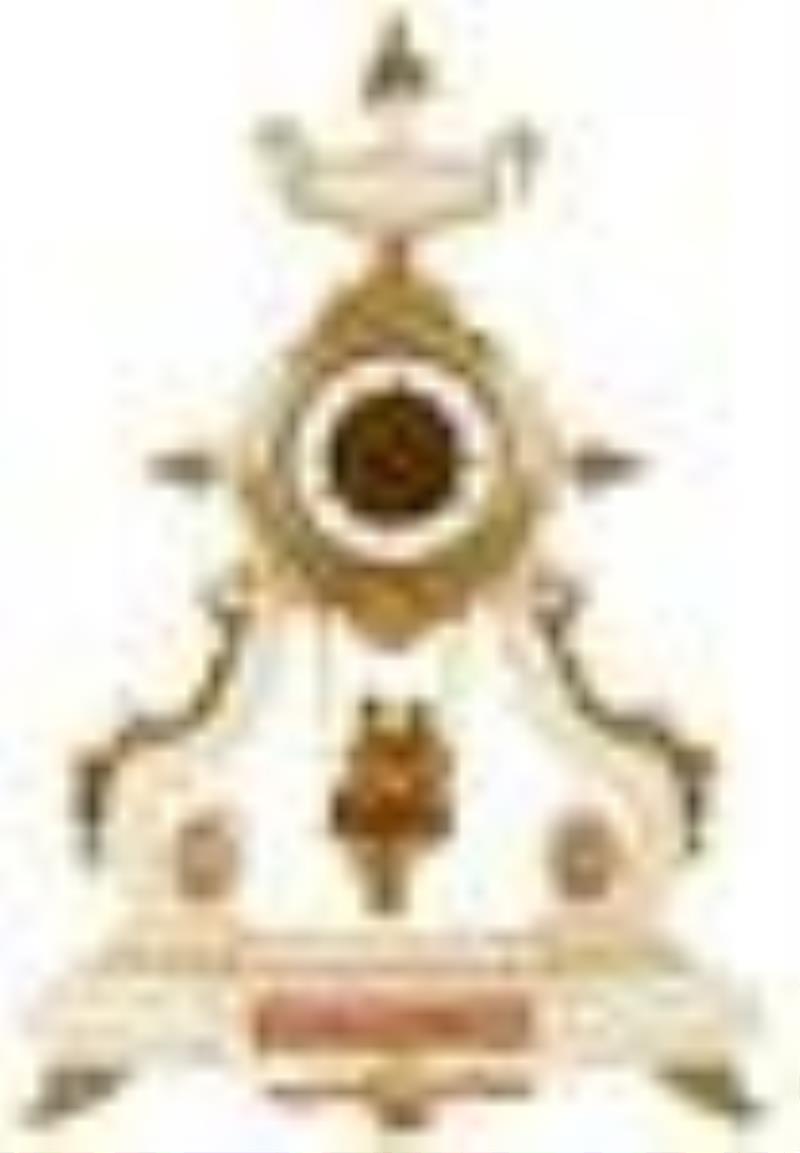 French Swinging Pendulum Mantel Clock