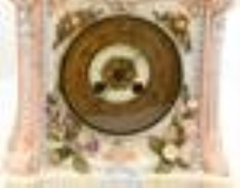 Rudolstadt Porcelain Clock Garniture