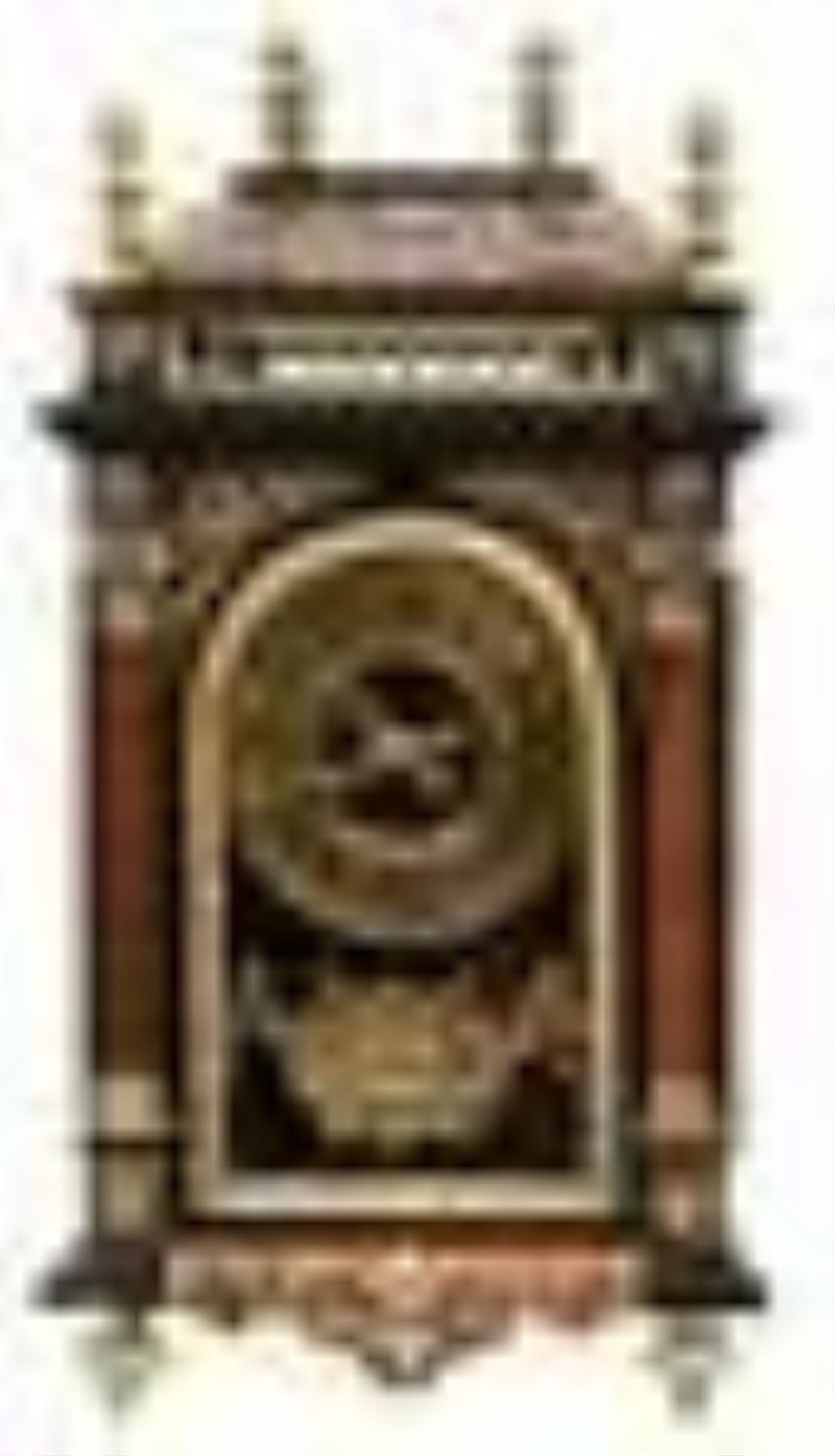 French Miniature Ebonized Bracket Clock