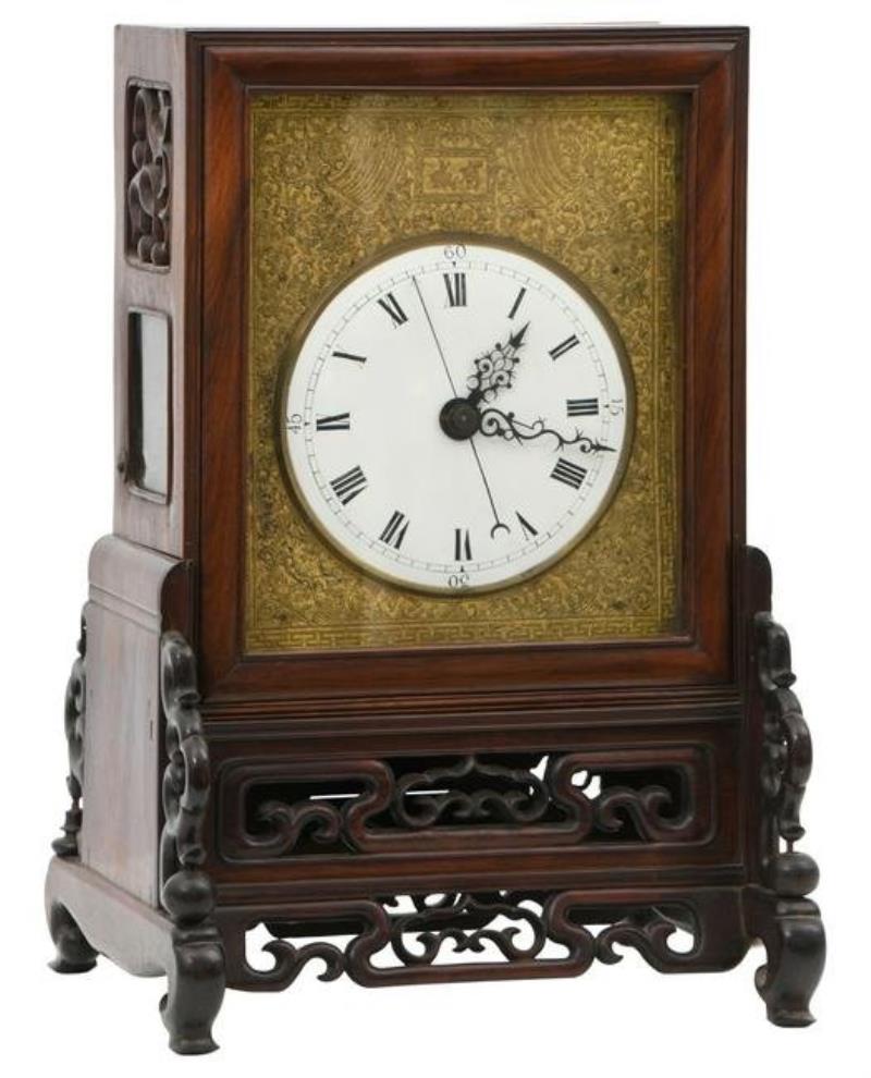 Chinese Double Fusee Bracket Clock