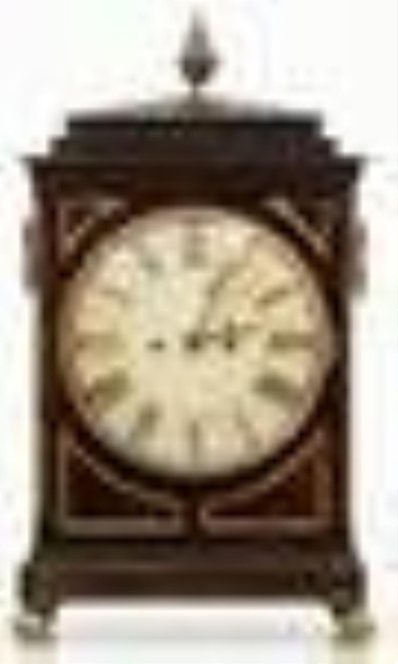 British Double Fusee Bracket Clock