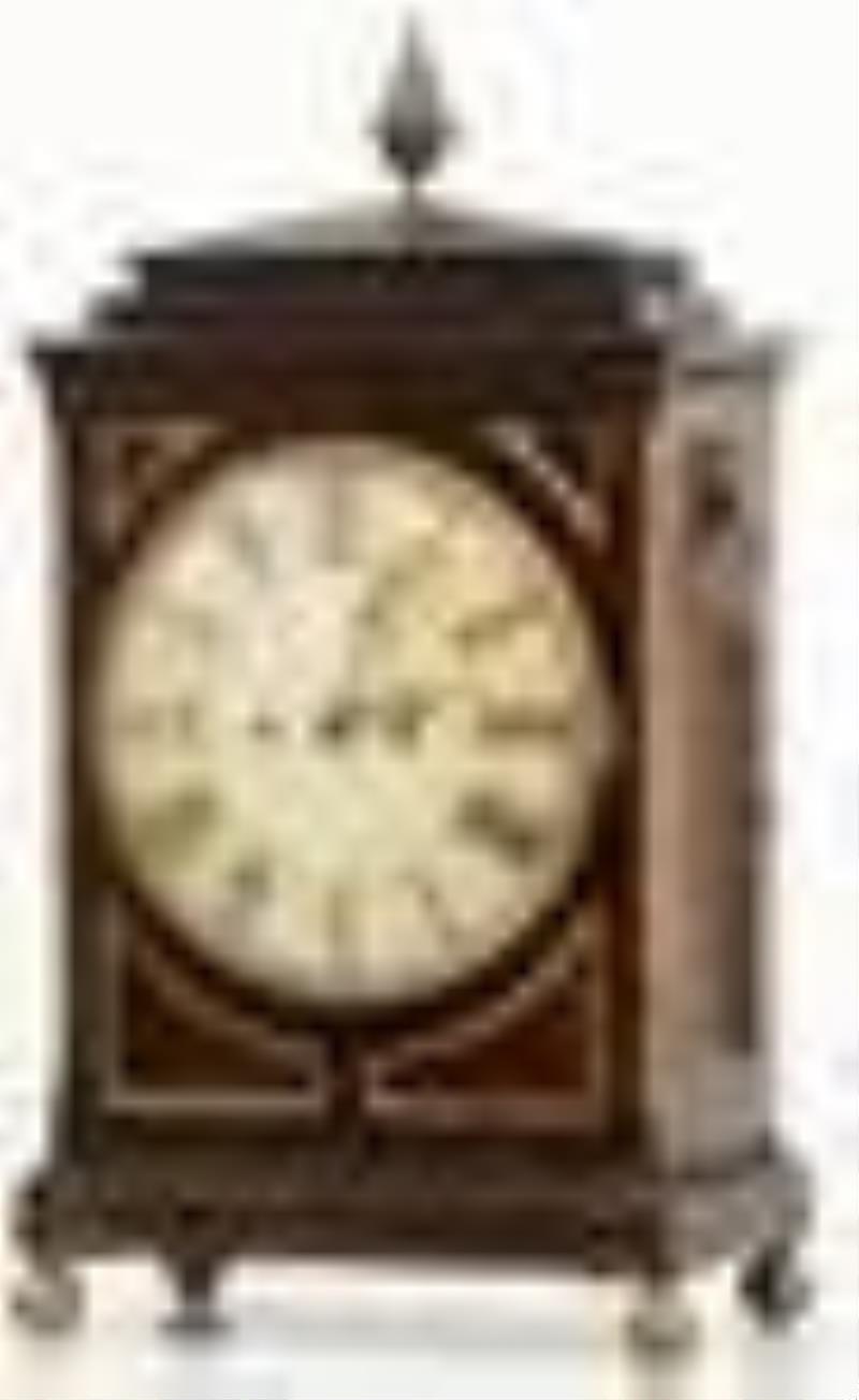 British Double Fusee Bracket Clock