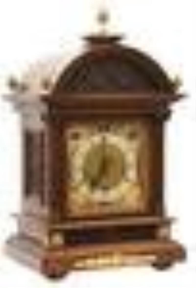 R.M. Schneckenburger Mahogany Bracket Clock