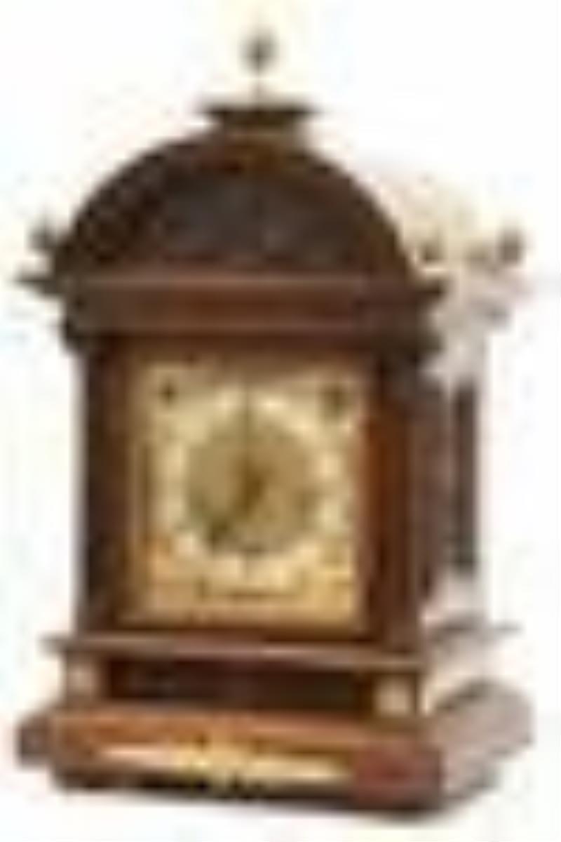 R.M. Schneckenburger Mahogany Bracket Clock