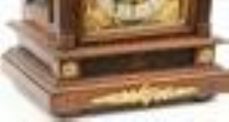 R.M. Schneckenburger Mahogany Bracket Clock