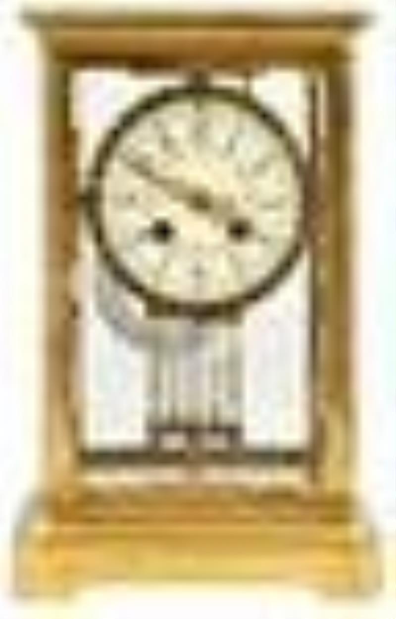 French Crystal Regulator Clock