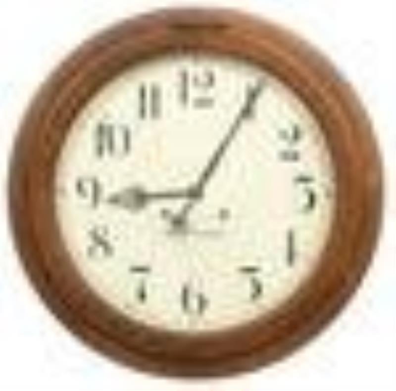 Seth Thomas "Arcade No. 1" 30-Day Gallery Clock