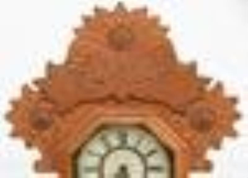 Charles W. Feishtinger "Hebron" Calendar Shelf Clock
