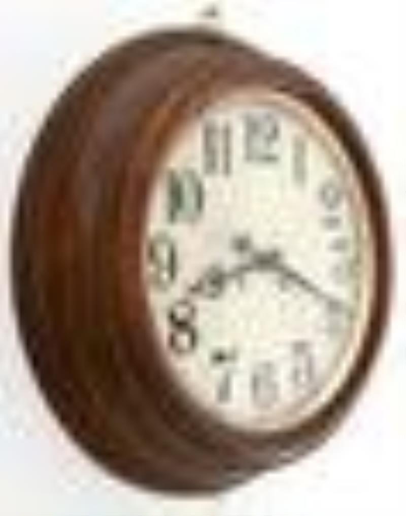 Ansonia Clock Co. Oak Gallery Clock