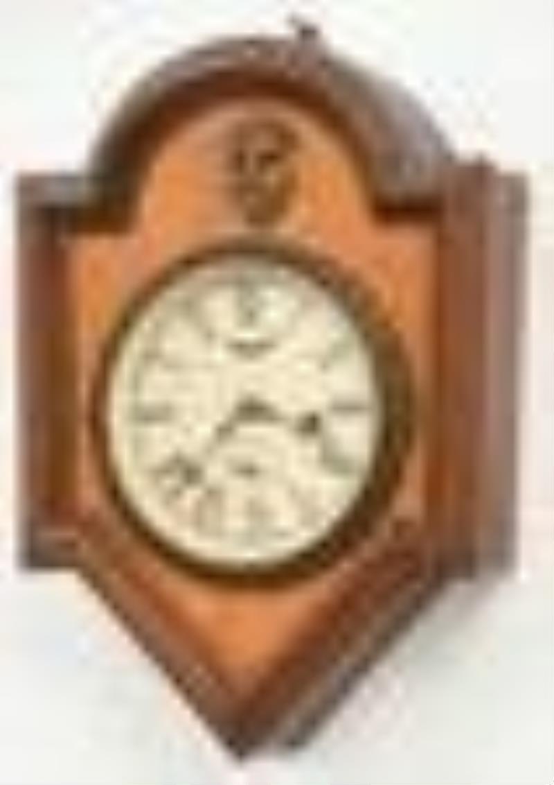 19th Century American "Blinking Eye" Wall Clock