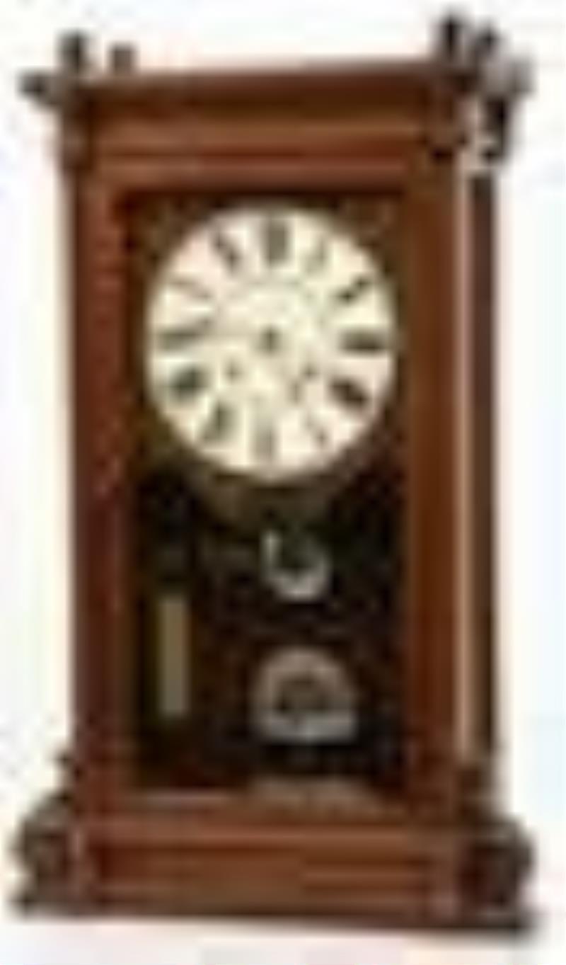 Seth Thomas "Lincoln" Walnut Mantel Clock