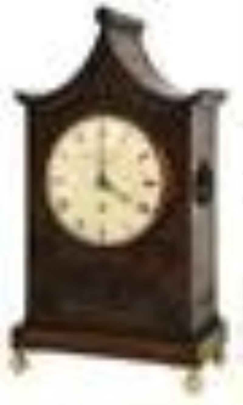 English Single Fusee Bracket Clock by Hatfield & Hall