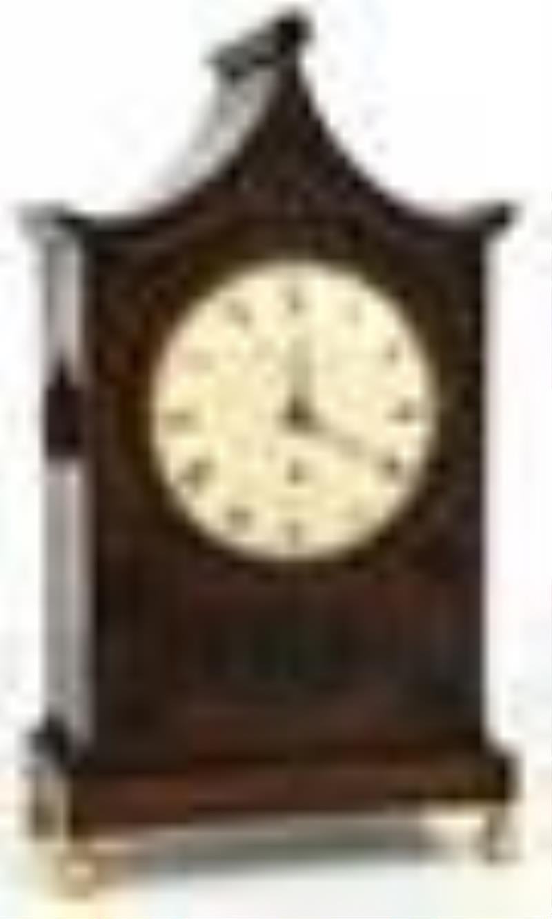 English Single Fusee Bracket Clock by Hatfield & Hall