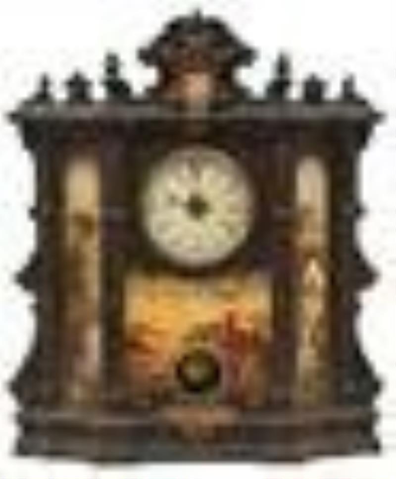 C. Chinnocks, Cast Iron Mantel Clock