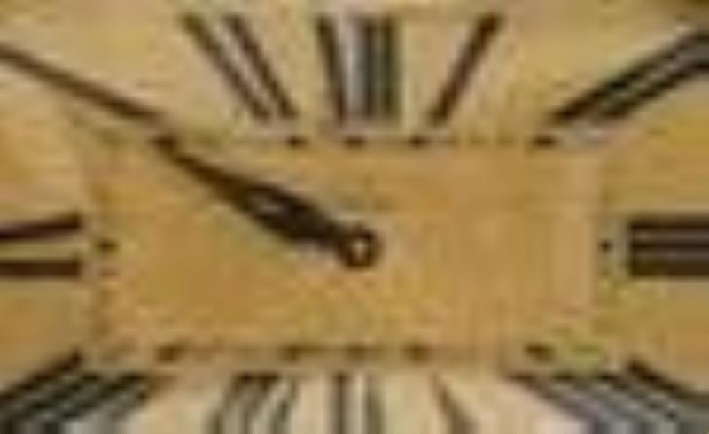 French Art Deco Marble Mantel Clock