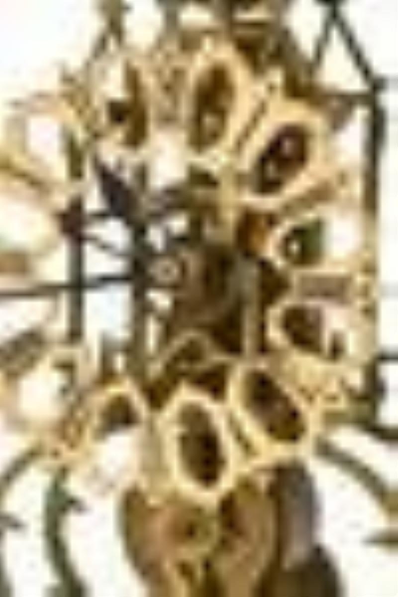 English Fusee Skeleton Clock