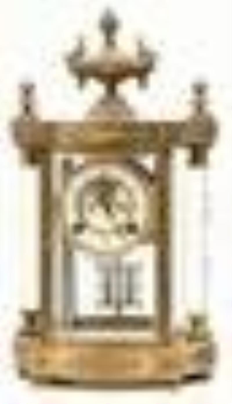 Reproduction Crystal Regulator Clock