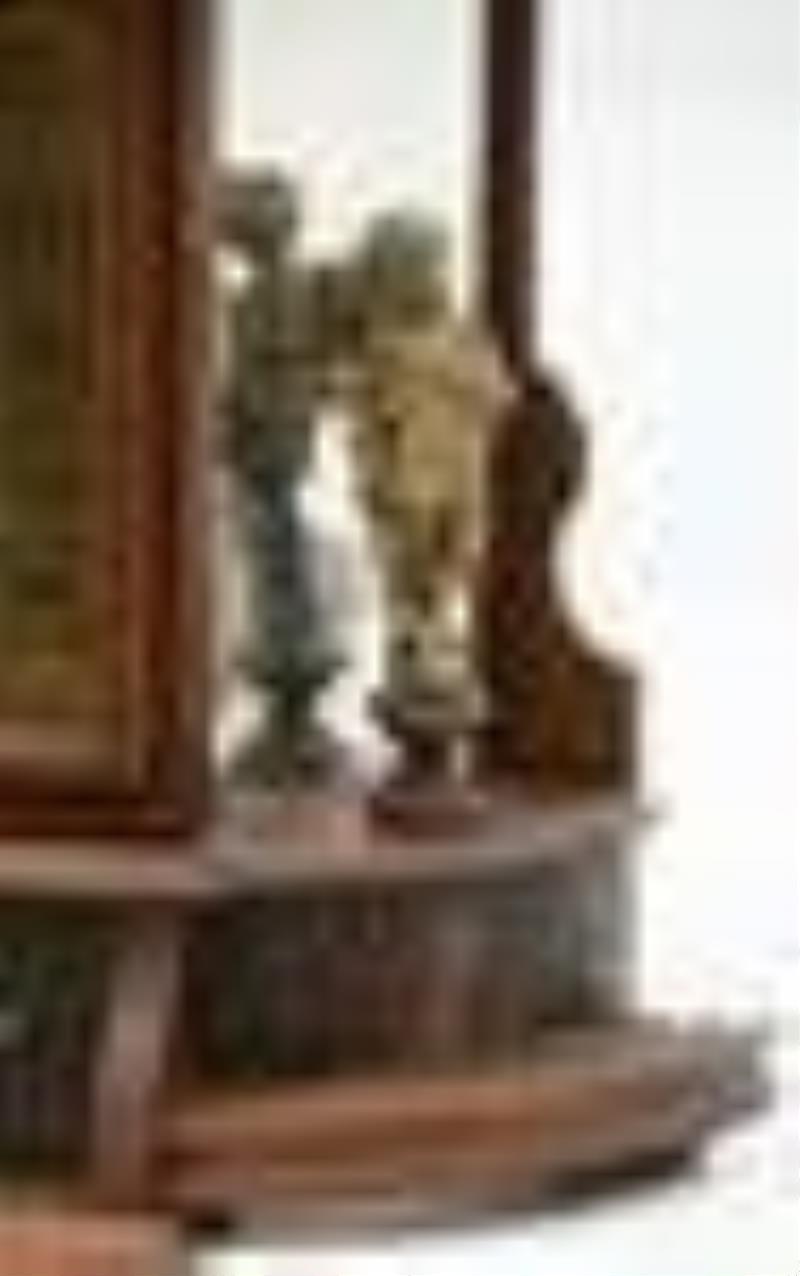 Ansonia Clock Co. "Triumph" Mirror Side Mantel Clock