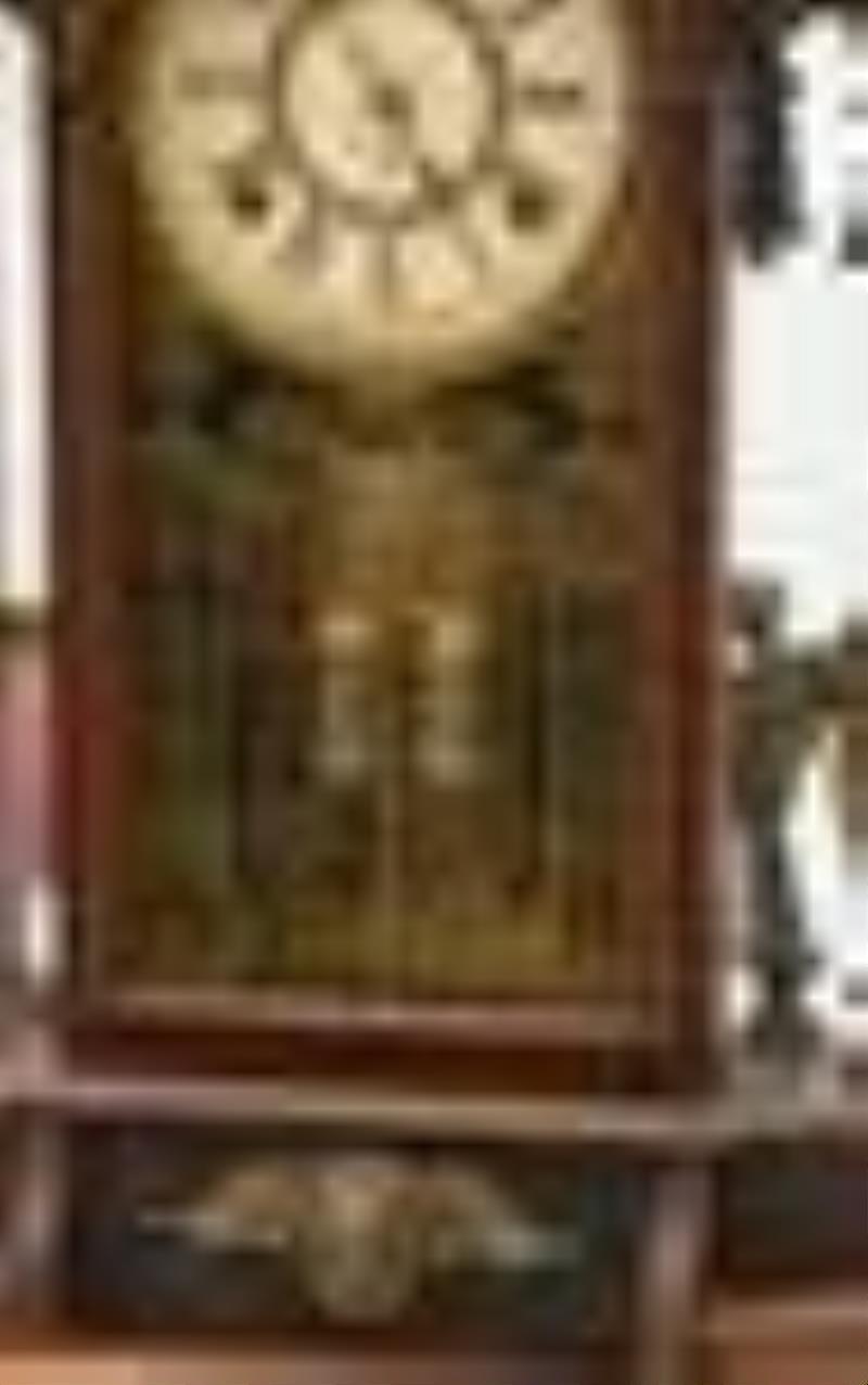 Ansonia Clock Co. "Triumph" Mirror Side Mantel Clock