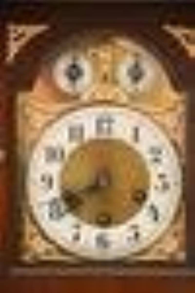 Junghans Gilt Bronze Mounted Mahogany Bracket Clock